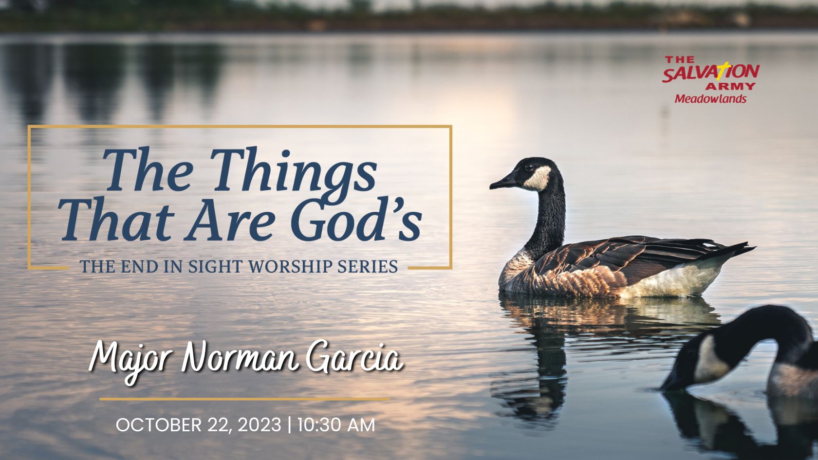 The Things That Are God's | October 22, 2023