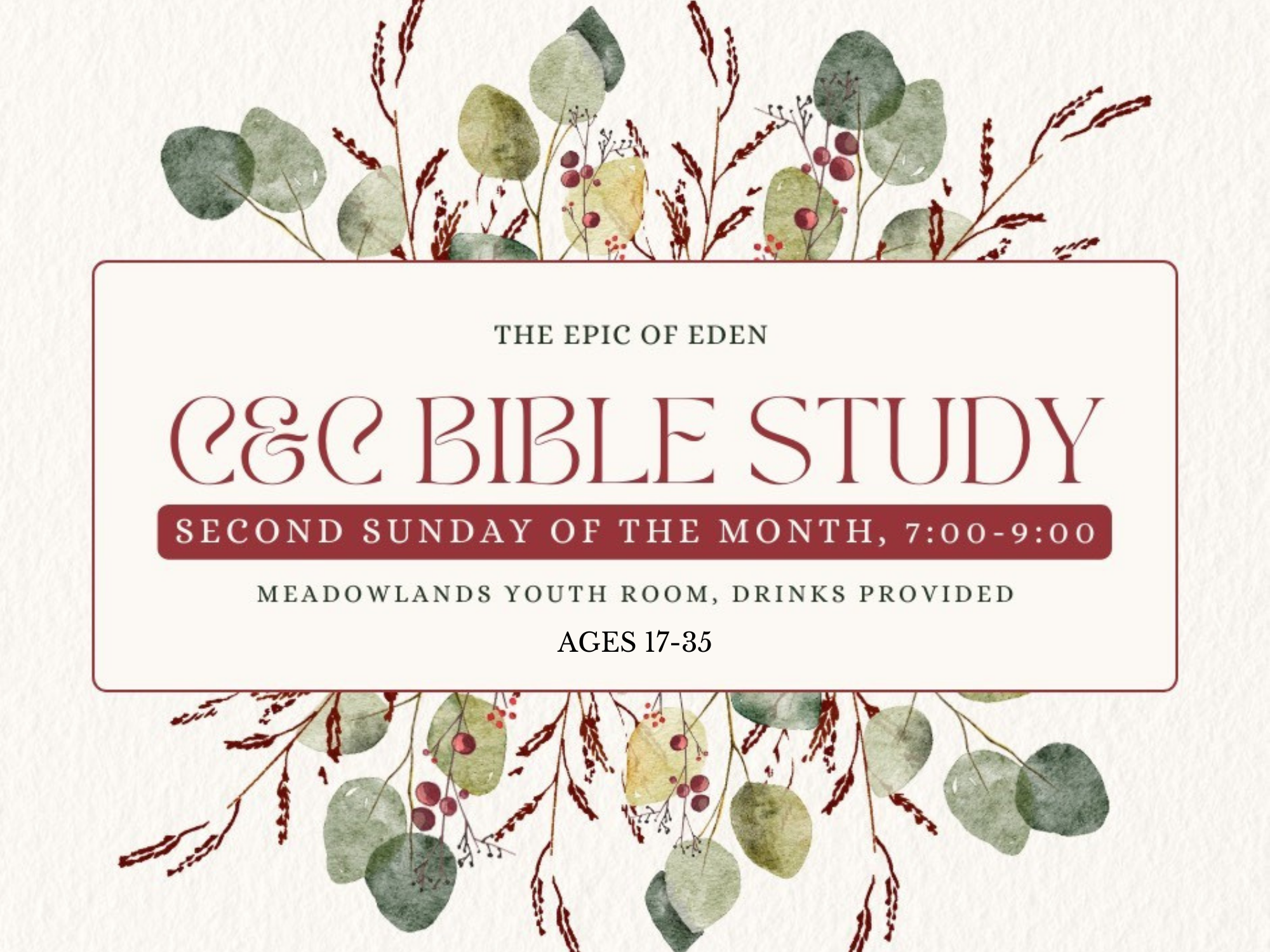 College and Careers Bible Study