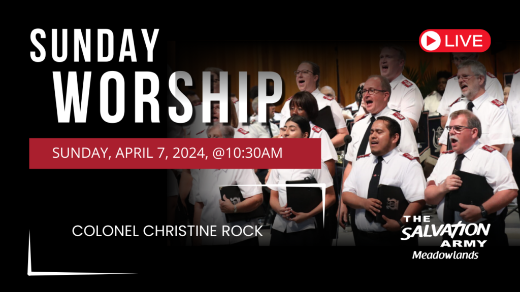 Sunday, April 7, 2024 | Visit from the United States Eastern Territory Staff Songsters